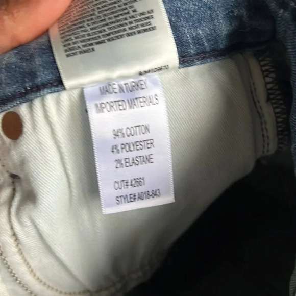 Agolde Distressed Sophie Hi-rise Skinny Jeans - Picture 9 of 9